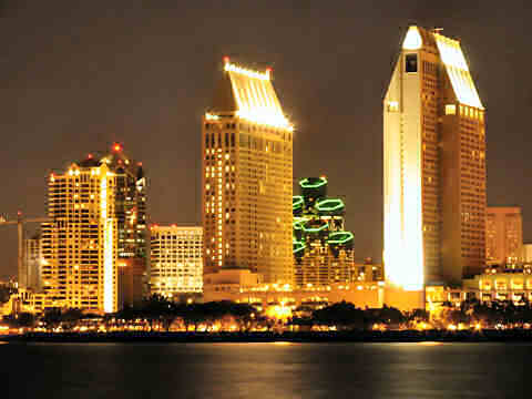 San Diego Skyline at Night